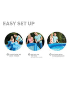 Intex Easy Set Pool 8ft x 24” – Inflatable Family Swimming Pool #28106