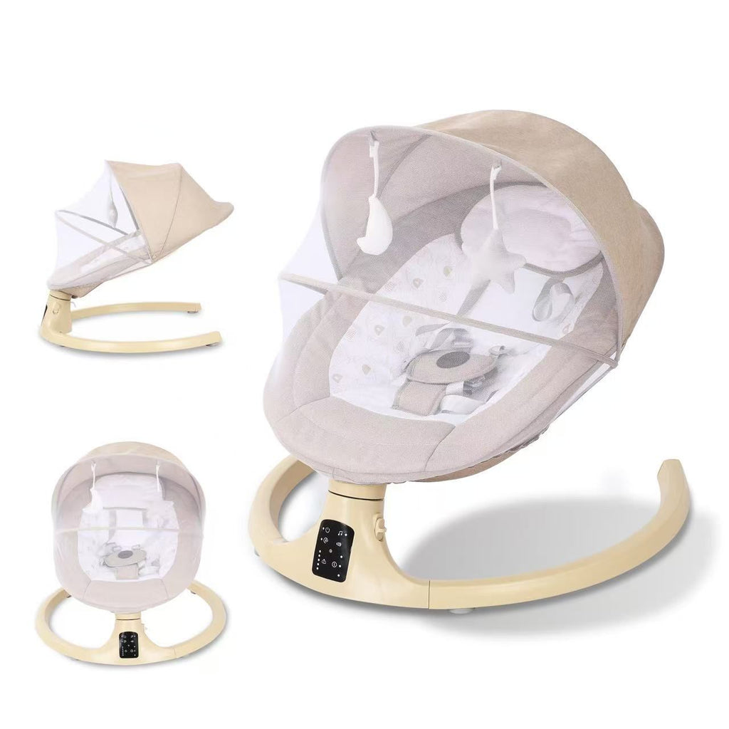 Kidilo 3-in-1 Deluxe Electric Baby Bassinet – Smart Rocker, Cradle & Sleeper