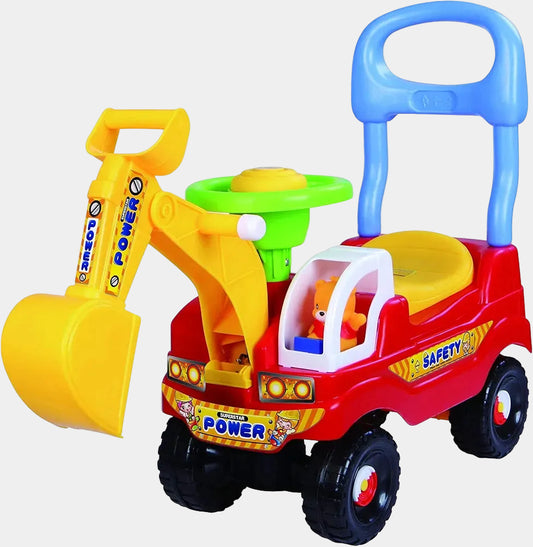 Kids Excavator Ride On Push Car – Bacha Toys