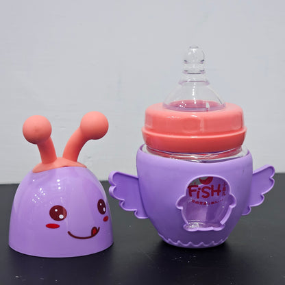 Baby Glass Feeder Purple 60ml – Safe, Compact & Comfortable | Bacha Toys