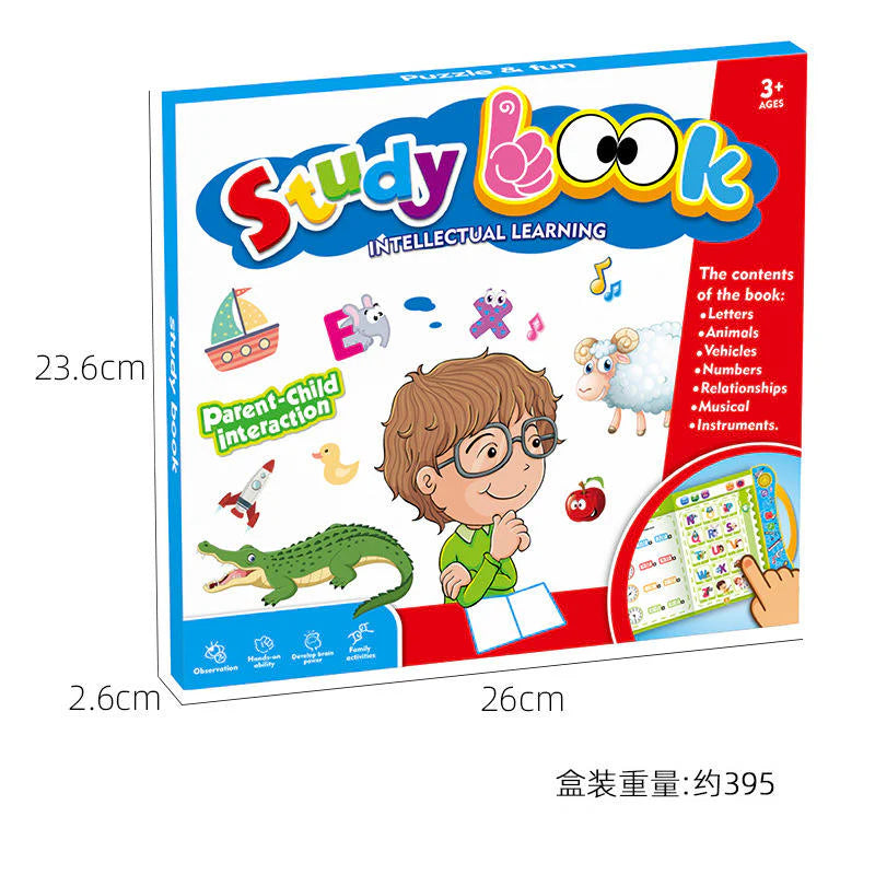 Intelligent Study Book for Kids – Interactive Learning with Sound & Touch | Bacha Toys