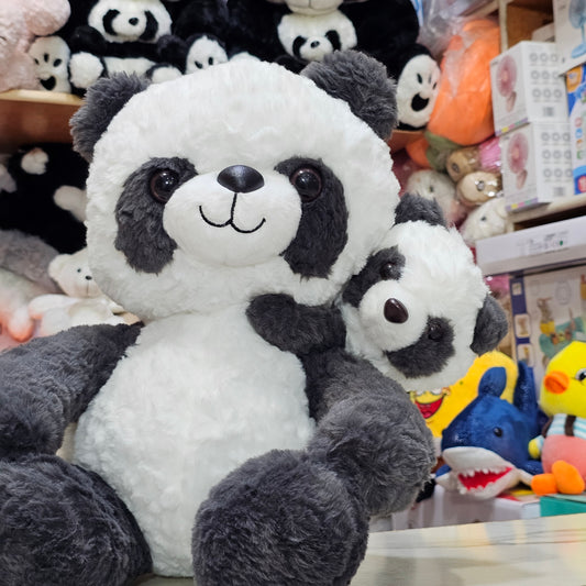 Panda with Baby – 40cm Soft Plush Toy | Bacha Toys