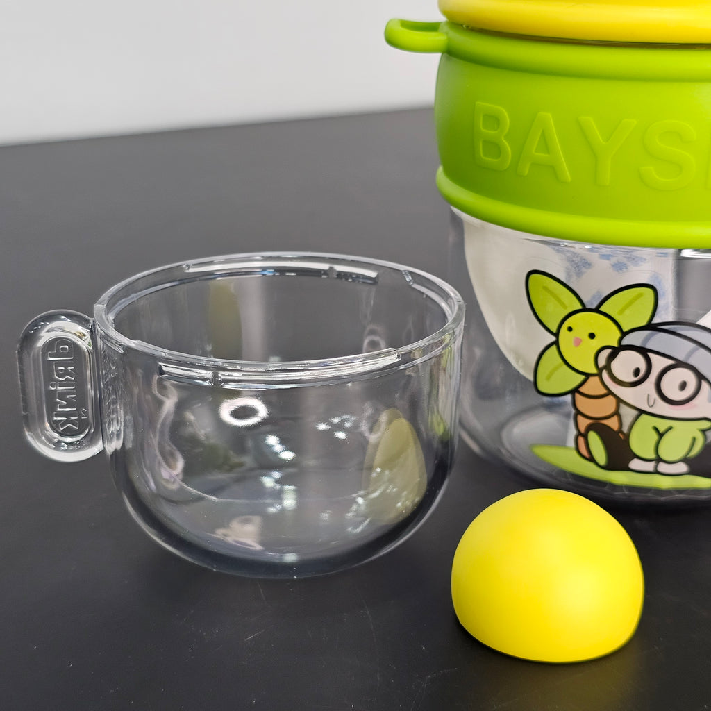 500ml Kids Water Bottle with Cup – Portable & Practical