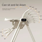 Kidilo 2-in-1 Electric Baby Swing & High Chair | Bacha Toys