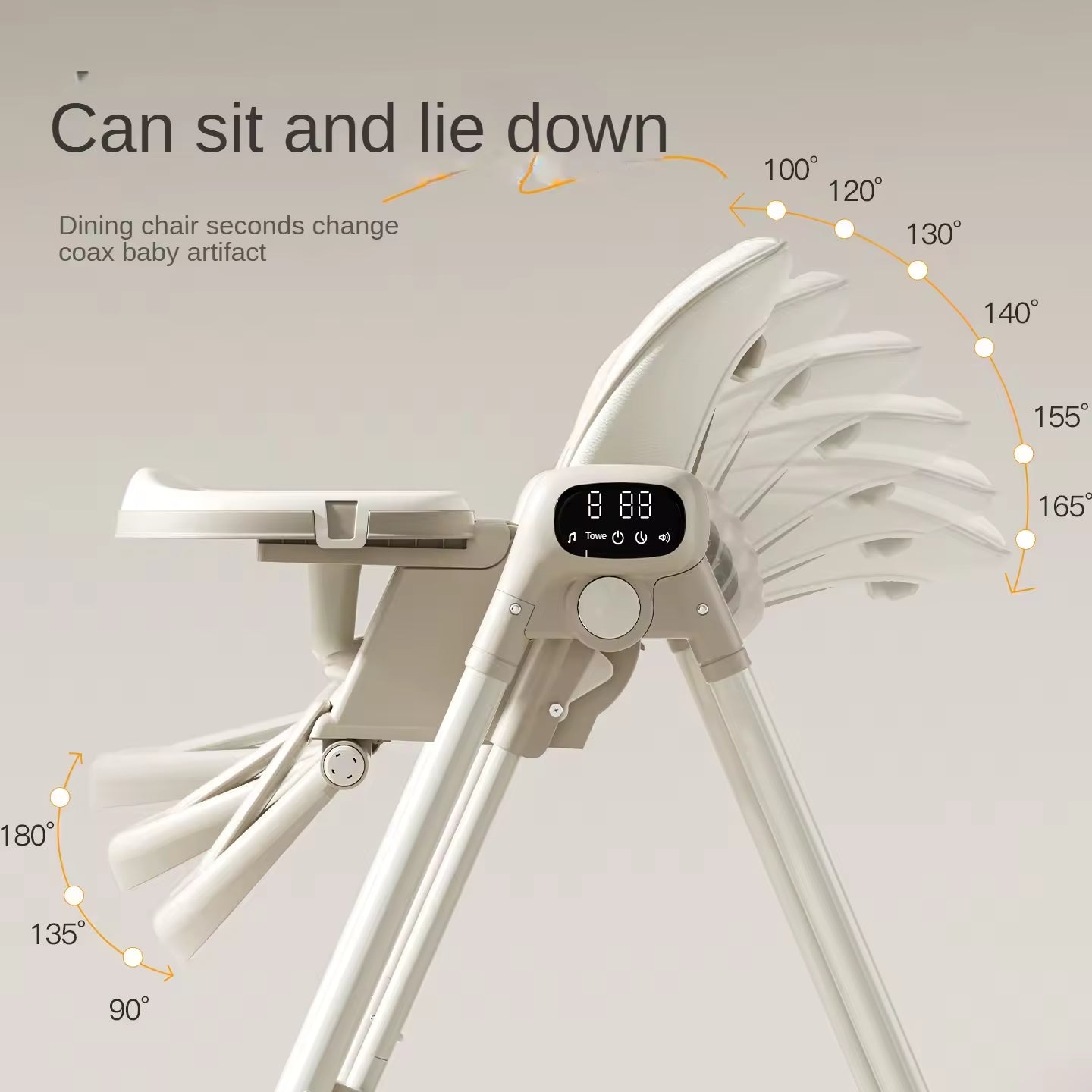 Kidilo 2-in-1 Electric Baby Swing & High Chair | Bacha Toys