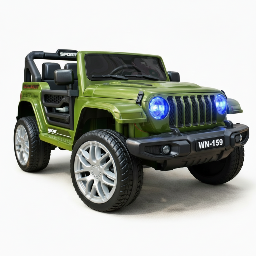 Power Wheel Electric Car for Kids – Luxury Ride-On with Music, Lights & Remote Control | Bacha Toys