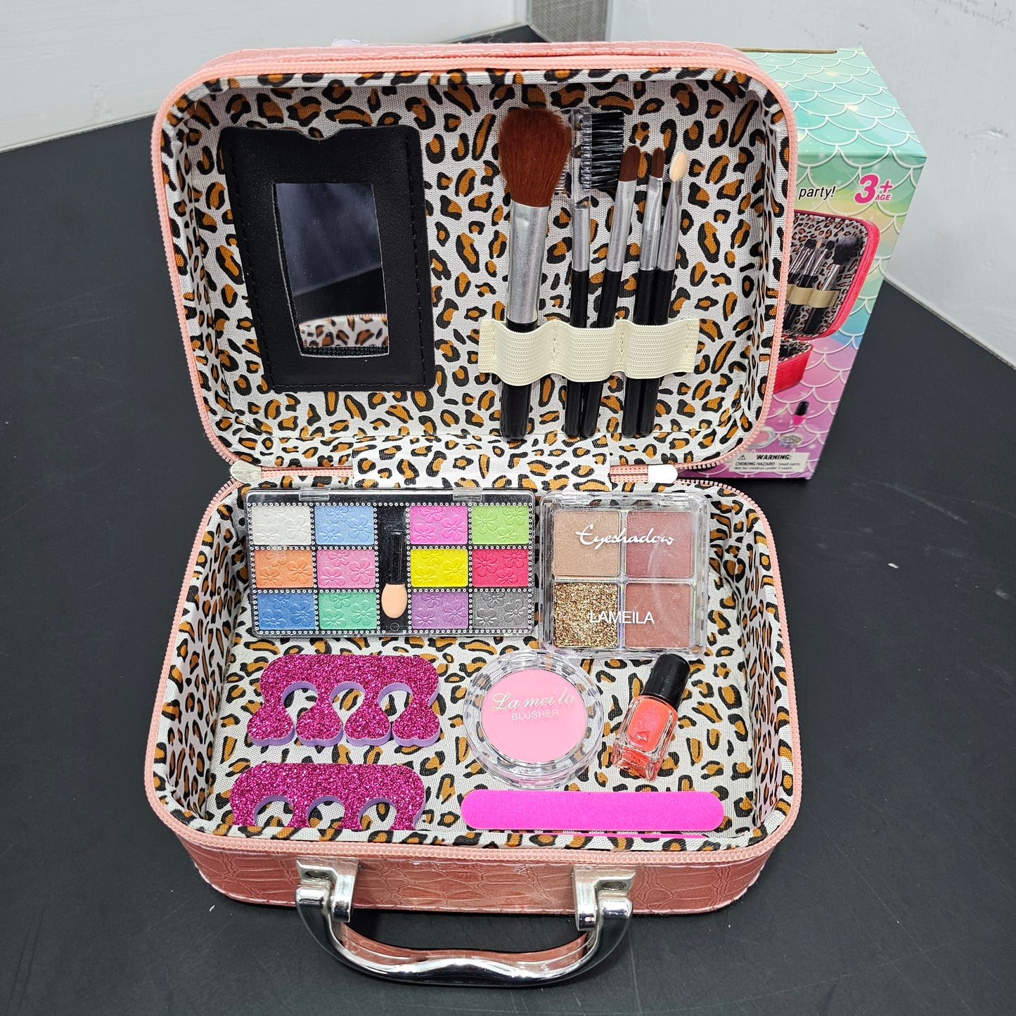Mermaid Vanity Case – Let’s Party Makeup Box (Real Cosmetics)