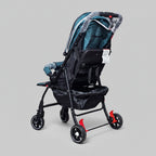 Lightweight Baby Stroller – Foldable with 360° Wheels & Sun Canopy
