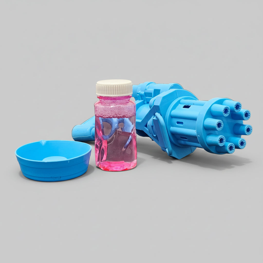 Electric Bubble Gun – Rich Bubble Blaster with Strong Sealing & Bubble Liquid | Bacha Toys