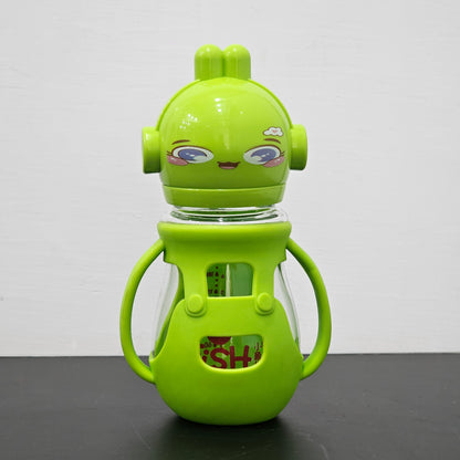 Baby Glass Feeder Green 250ml – Safe, Durable & Easy to Use | Bacha Toys