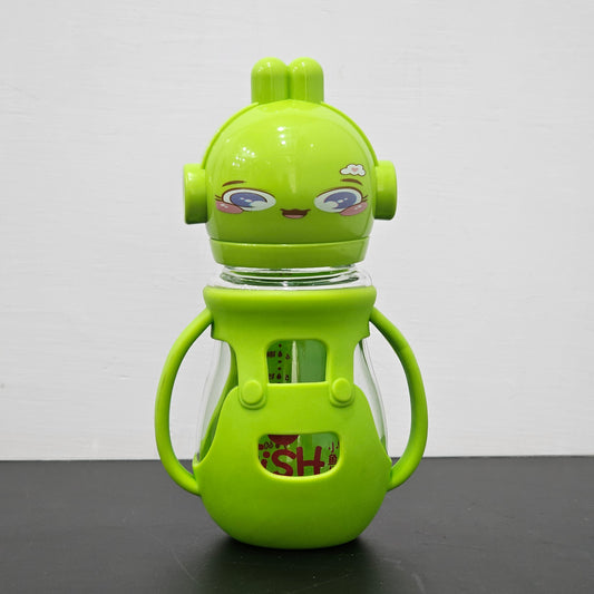 Baby Glass Feeder Green 250ml – Safe, Durable & Easy to Use | Bacha Toys