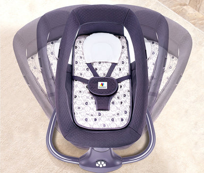 3-in-1 Deluxe Multi-Functional Bassinet – Smart Swing, Cozy Seat & Soothing Cradle | Bacha Toys