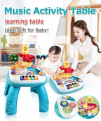 Musical Activity Table – Piano, Lights & Rolling Ball Fun - Bacha Toys