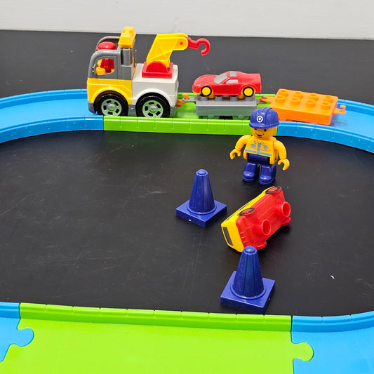 Block Track Play Train Set | Build, Connect & Play Adventure for Kids - Bacha Toys