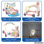 2 in 1 Walker Pedal Piano – Best for 0m+ Early Learning | Bacha Toys