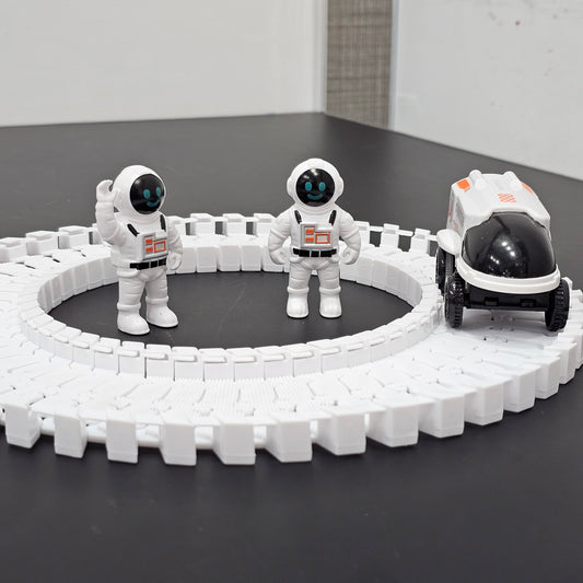 Space Track Train Set | Light, Sound & Endless Track Adventure - Bacha Toys