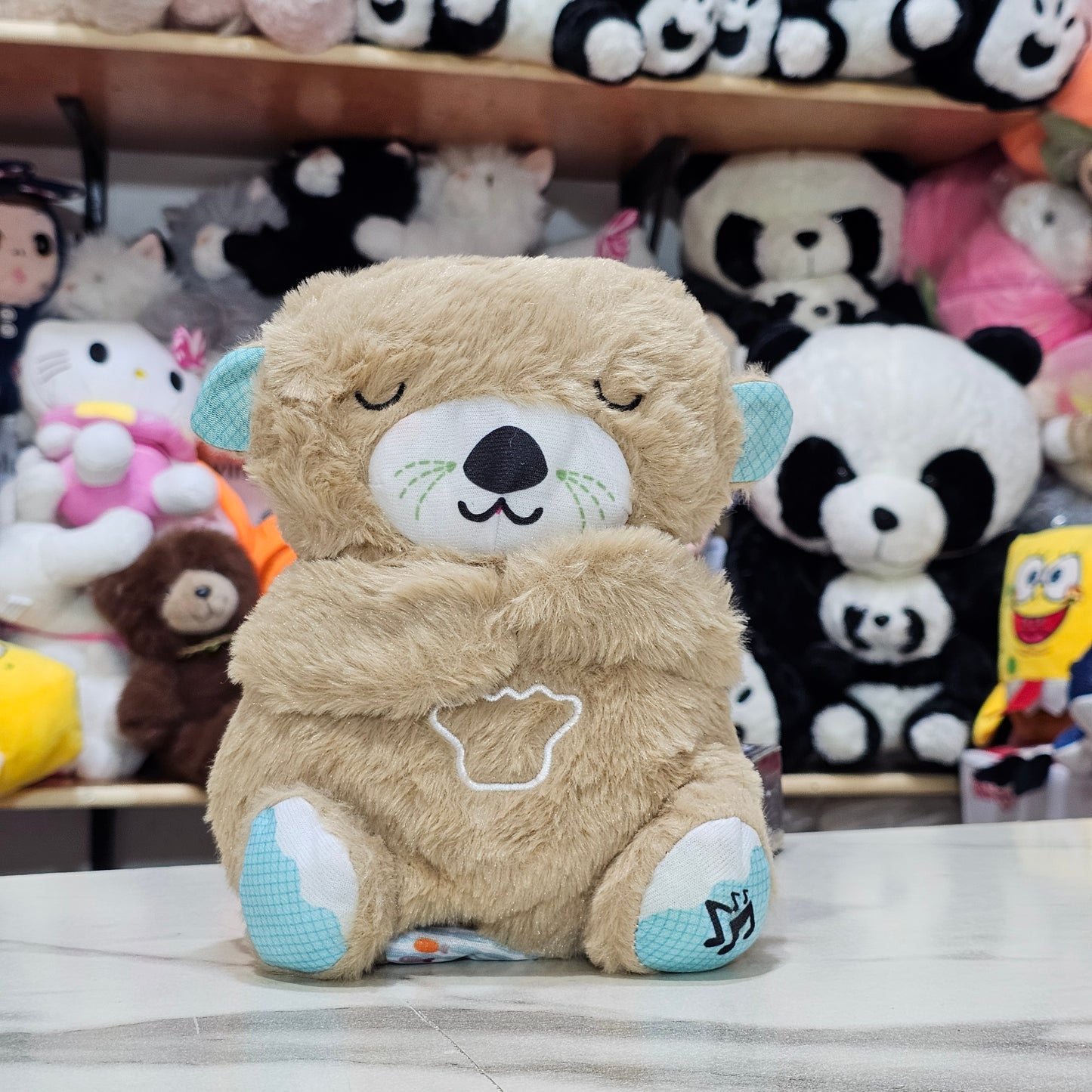 Fun Toy Breathing Bear – Realistic Plush Cuddly Toy for Kids | Bacha Toys Pakistan