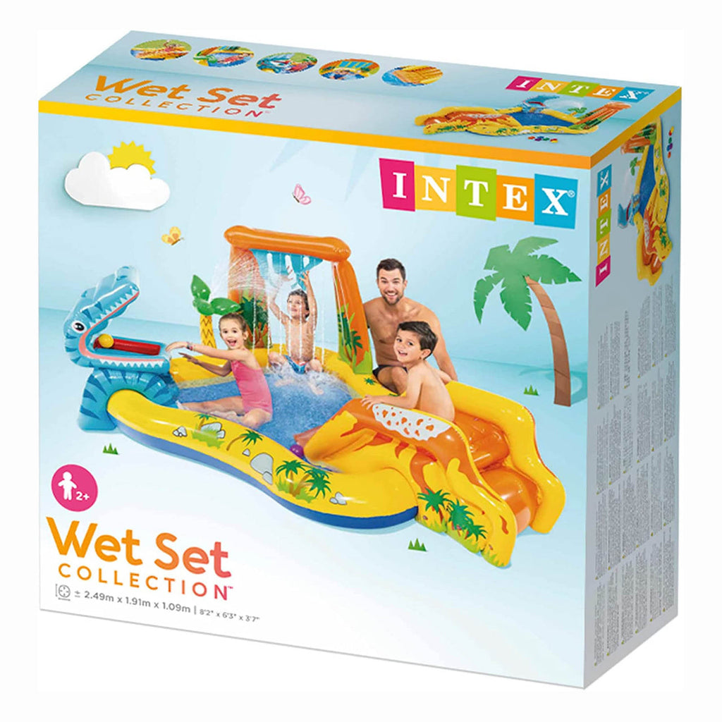 Intex Dinosaur Play Center Pool – Kids Inflatable Water Park #57444
