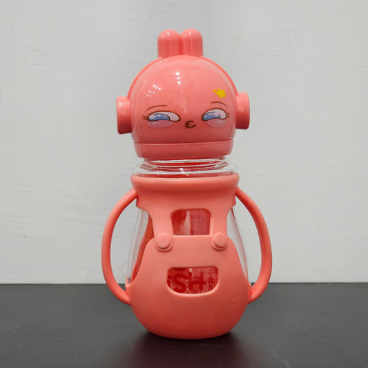 Baby Glass Feeder Pink 250ml – Safe, Stylish & Comfortable | Bacha Toys