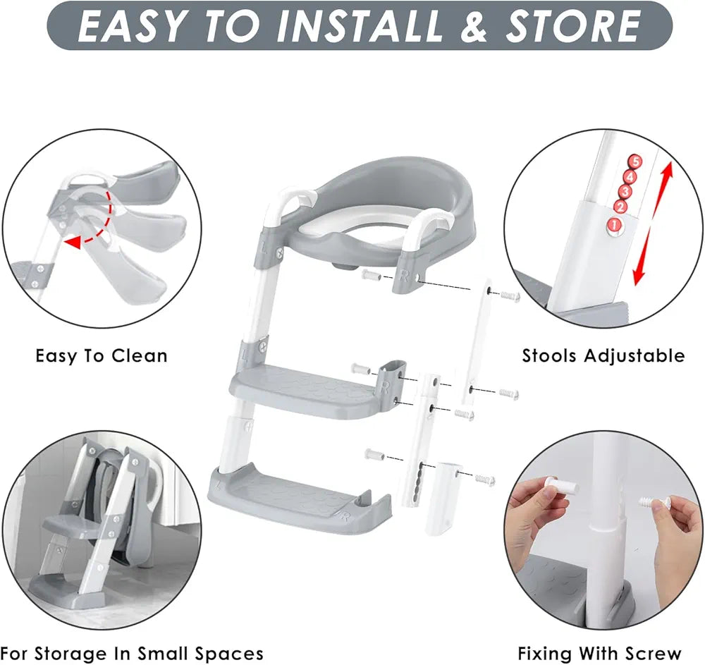 Multi-Functional 4-in-1 Baby Toilet Seat