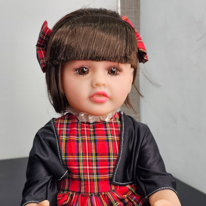 55cm Baby Silicone Doll – Lifelike Real Baby with Accessories | Bacha Toys