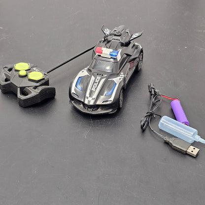 Rod Master Police Car – Cool Light & Spray Action with Remote Control | Bacha Toys