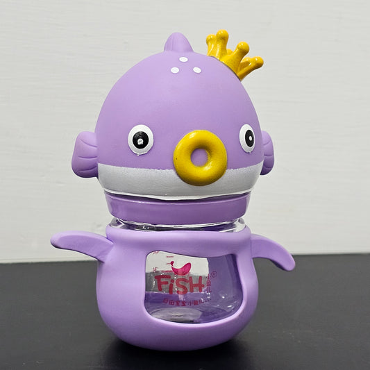 Baby Glass Feeder Purple 60ml – Safe, Compact & Comfortable | Bacha Toys