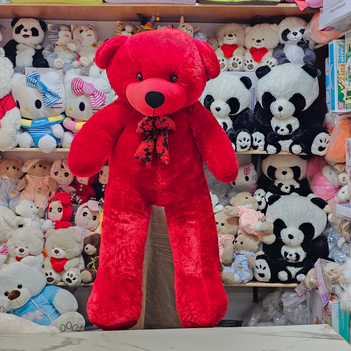 Giant Red Teddy Bear – 5 Feet Soft Plush Toy | Bacha Toys