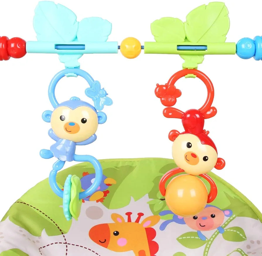 Baby Rocker – Infant to Toddler with Fold-Out Kickstand (0M+, 40 lbs / 18 kg) | Bacha Toys