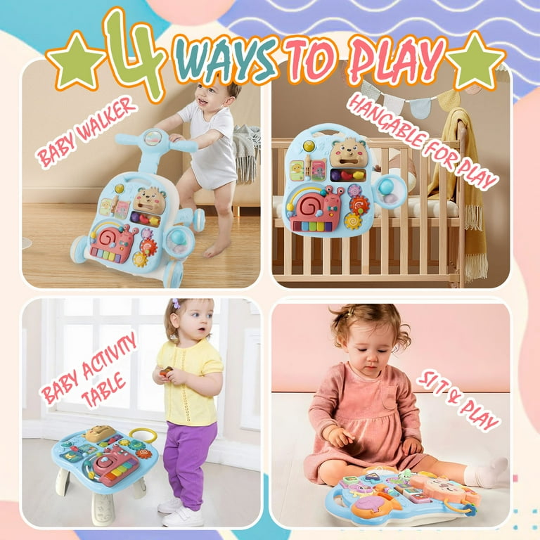 3-in-1 Baby Activity Walker with Music & Lights | Bacha Toys