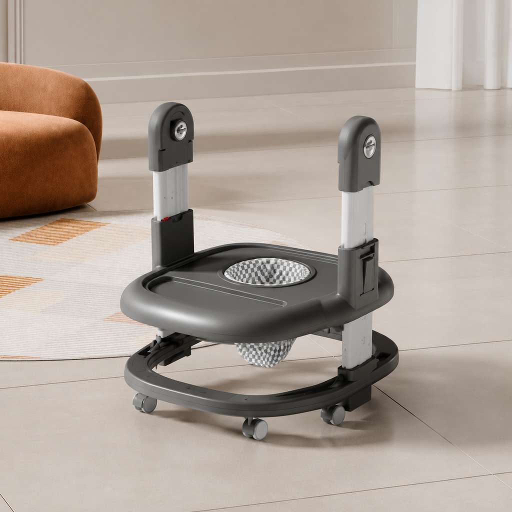 Kidilo 3-in-1 Premium Baby High Chair – Feeding Chair, Baby Walker & Baby Swing KD015