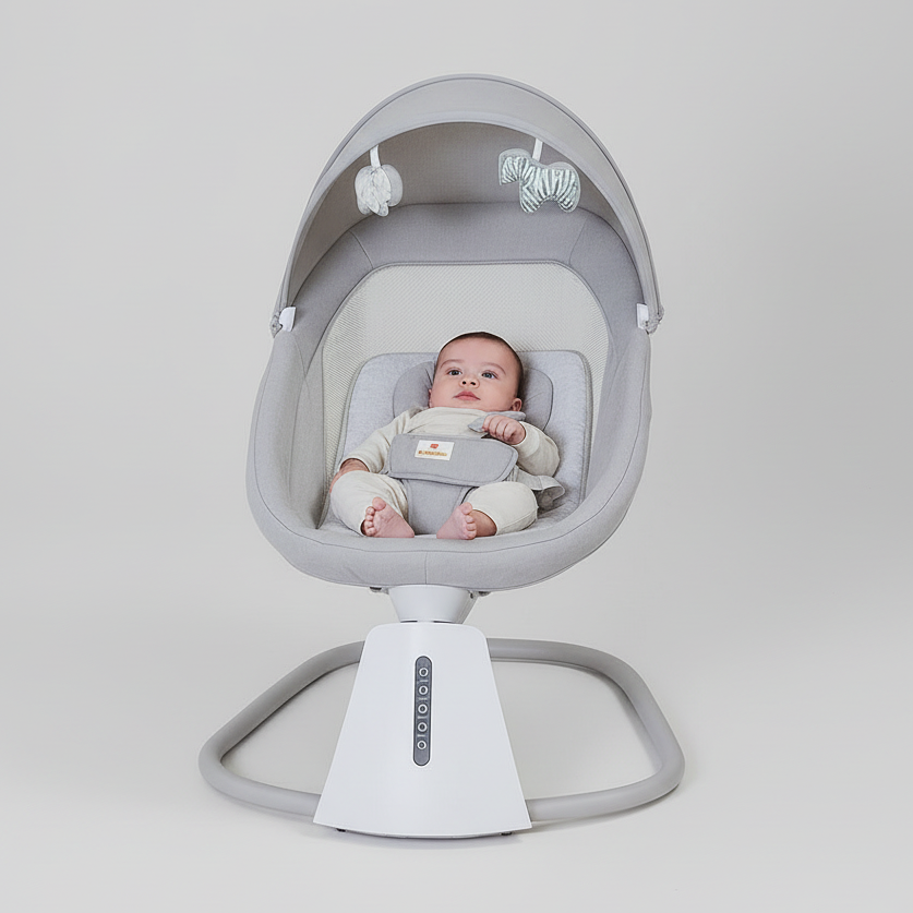 Mastela 3-in-1 Aura Deluxe Bassinet – Smart Touch & App Controlled Baby Comfort by Bacha Toys Pakistan