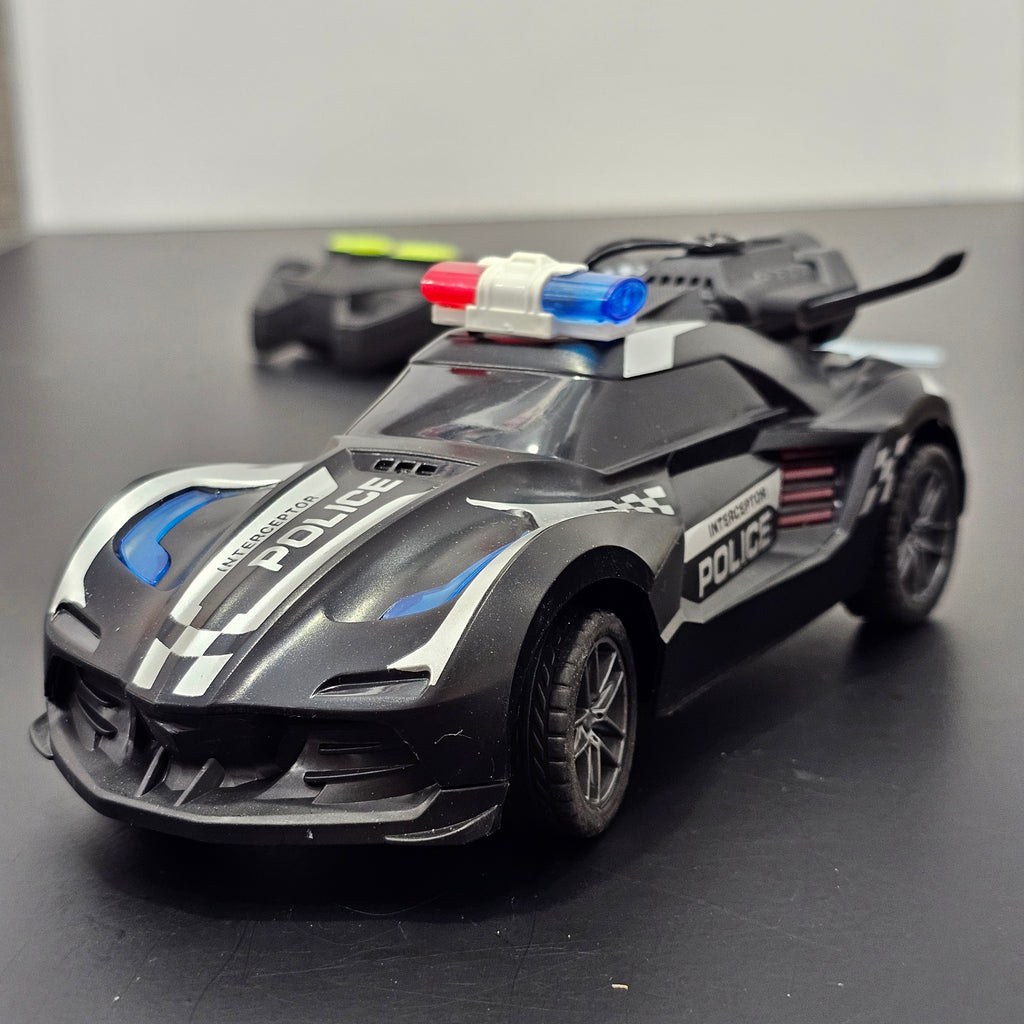 Rod Master Police Car – Cool Light & Spray Action with Remote Control | Bacha Toys