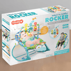Baby Rocker – Infant to Toddler with Fold-Out Kickstand (0M+, 40 lbs / 18 kg) | Bacha Toys