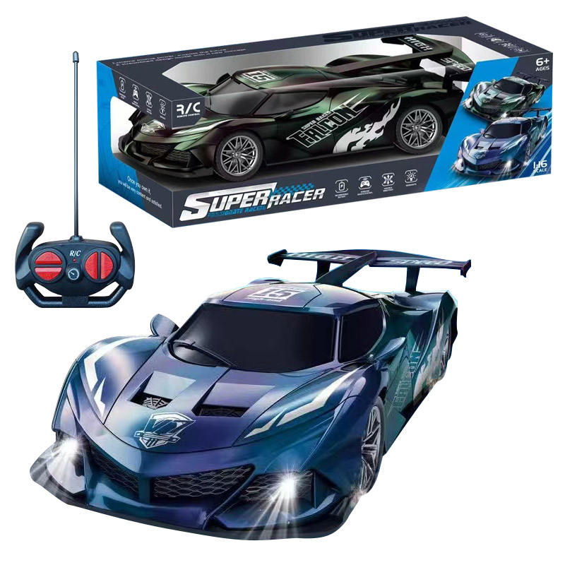 Super Racer R/C Car – Rechargeable Remote Control Car with Headlights | Bacha Toys