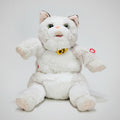 Learn to Speak Plush Cat with Shoulder Bag – White Colour | Bacha Toys