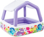 Intex Sun Shade Baby Pool – Kids Inflatable Swim Center Pool #57470