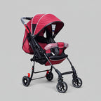 Lightweight Baby Stroller – Foldable with 360° Wheels & Sun Canopy