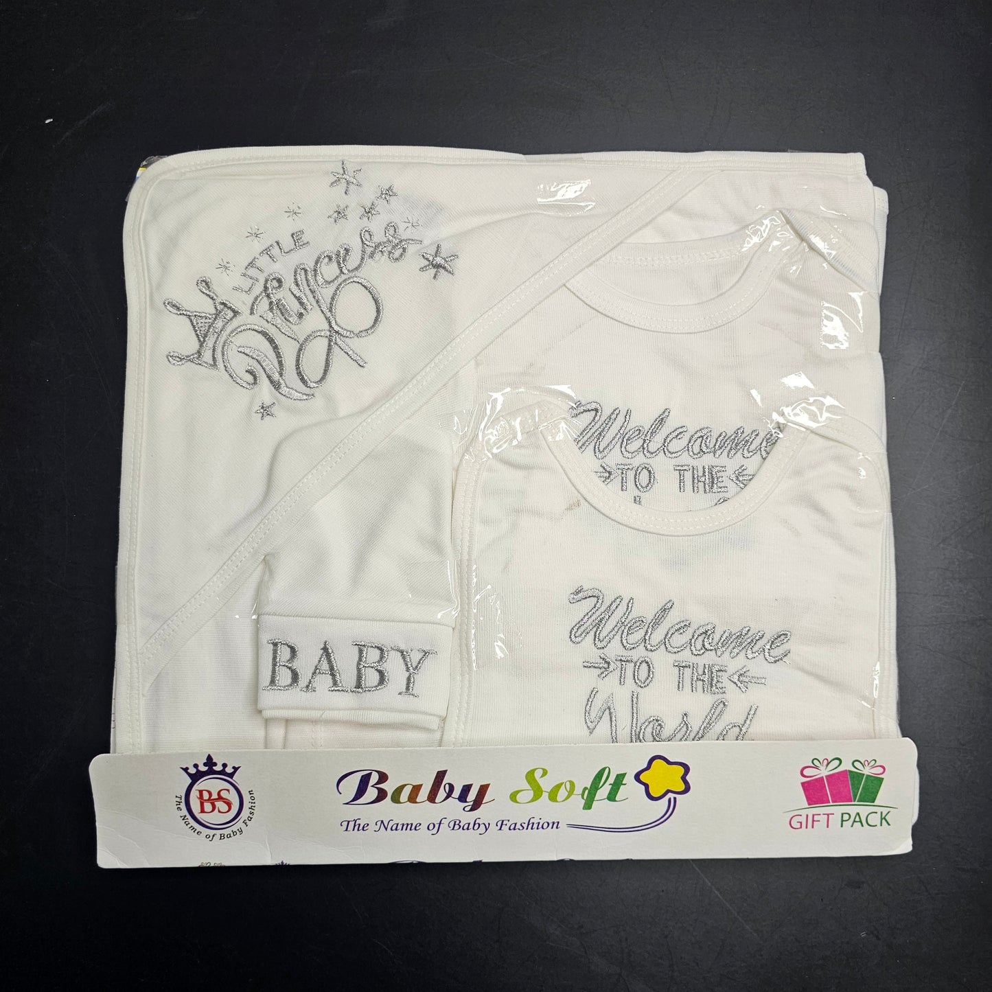 Welcome to the World Baby Dress Set – Newborn Baby Clothes | Bacha Toys