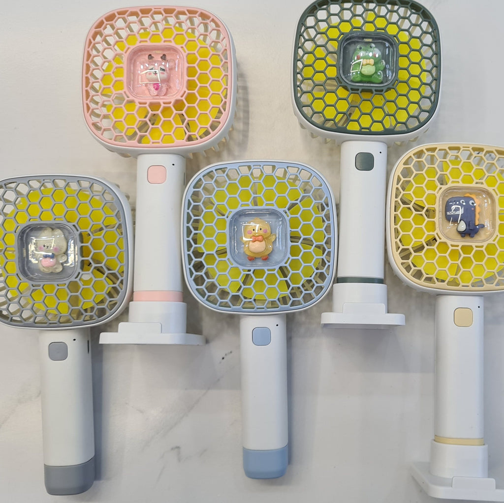 Mini Handheld Fan – 3 Speed USB Rechargeable Portable Fan