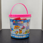 Building Blocks Basket – 110 Pcs Colorful Construction Set for Kids | Bacha Toys