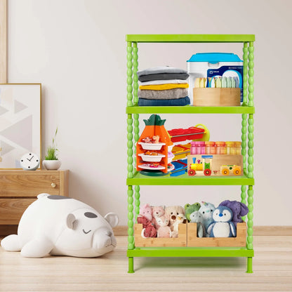 Toddlers Foldable Wardrobe – Green | Durable, Compact & Easy Storage | Bacha Toys