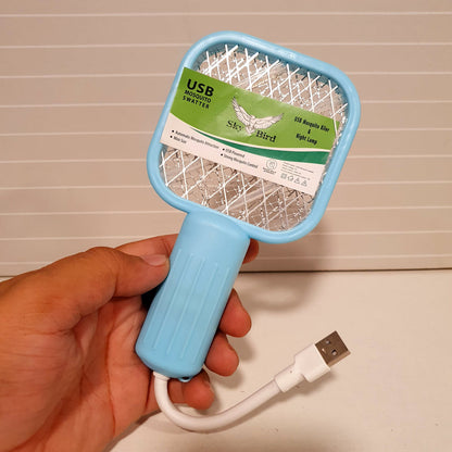 USB Mosquito Swatter & Killer with Night Lamp – Mini Size, Automatic Insect Control | Bacha Toys