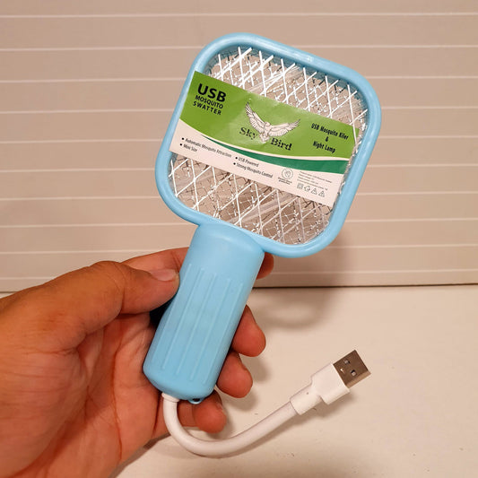 USB Mosquito Swatter & Killer with Night Lamp – Mini Size, Automatic Insect Control | Bacha Toys