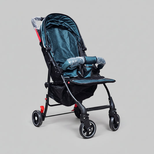 Lightweight Baby Stroller – Foldable with 360° Wheels & Sun Canopy