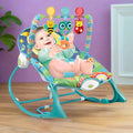 Baby Rocker – Infant to Toddler with Fold-Out Kickstand (0M+, 40 lbs / 18 kg) | Bacha Toys