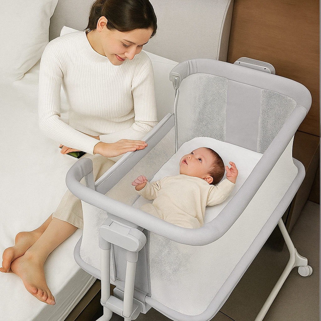 Mastela Baby Swing with Big Bed & Wheels | Bacha Toys