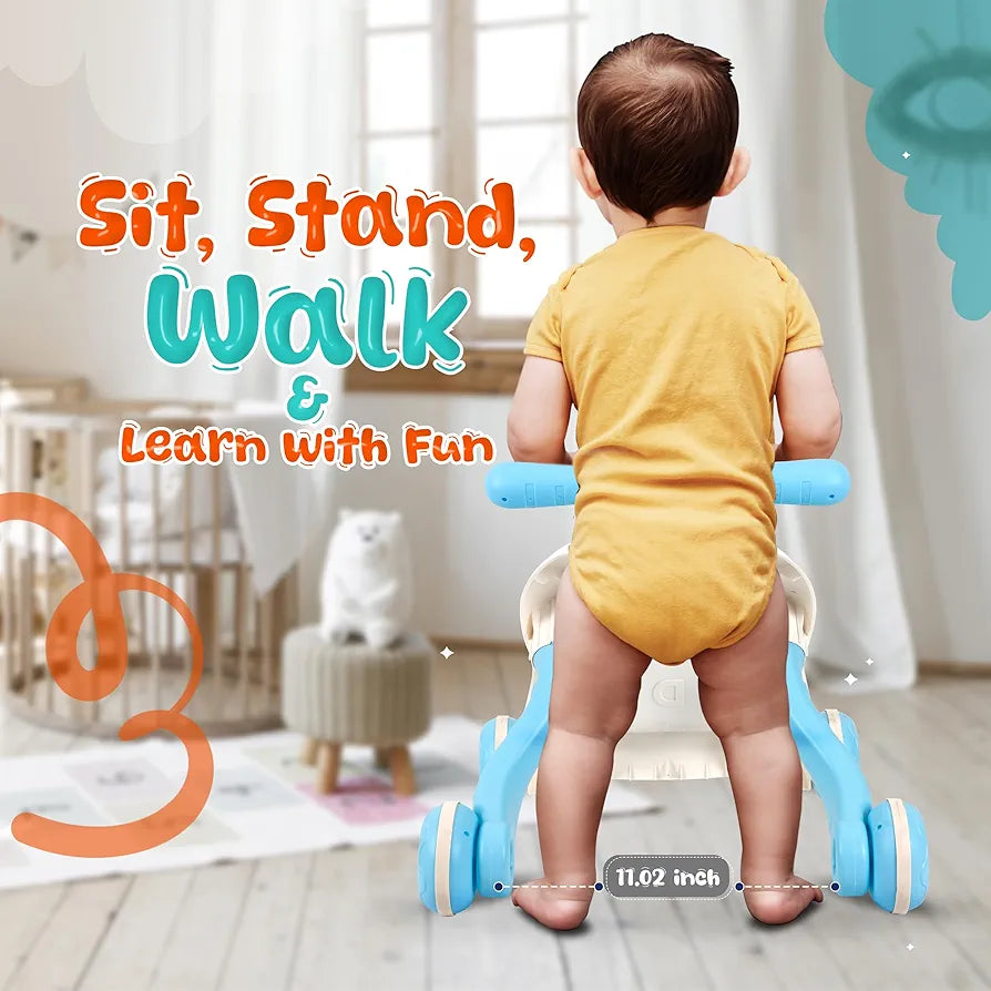 3-in-1 Baby Activity Walker with Music & Lights | Bacha Toys
