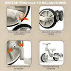 Anti-Rollover Sliding Tricycle Balance Car – 3 Wheeler Kids Bike
