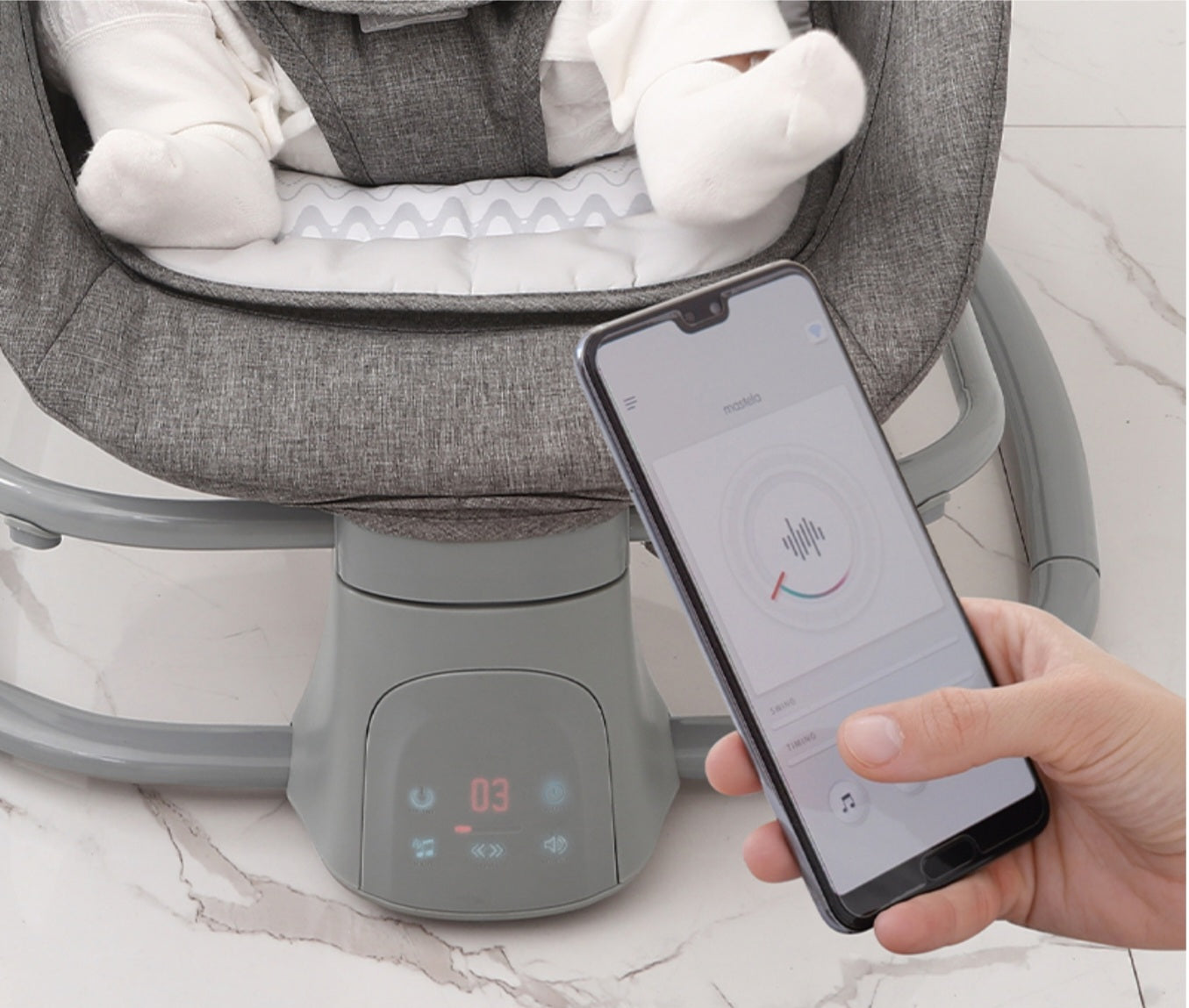 MASTELA 4-in-1 Multi-Functional Fold-Up Bassinet | Bacha Toys